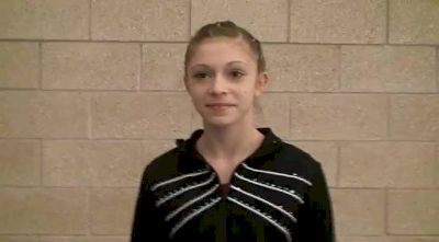 Beautiful Level 10 Jordan Stavrou after her first meet in One Year