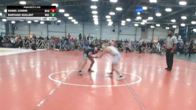 100 lbs Round 5 - 3:00pm Friday - Daniel Corbin, Mat Assassins vs Santiago Guillent, West Coast Elite