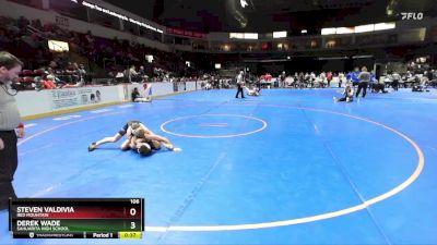 106 lbs Cons. Semi - Derek Wade, Sahuarita High School vs Steven Valdivia, Red Mountain