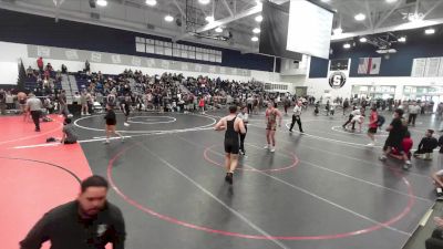 215 lbs Cons. Round 2 - Demetri Clark, Temecula Valley High School Wrestling vs Jacob Hernandez, Hesperia