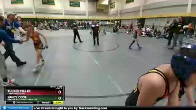 85 lbs Quarterfinal - Yancy Cook, Dakota Boyz Wrestling Club vs Tucker Miller, Laker Wrestling