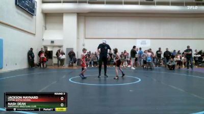 54-63 lbs Round 3 - Jackson Maynard, Empire Battle School vs Nash Dean, Northside Wrestling Club