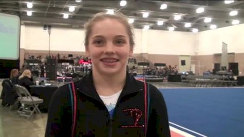 Reagan Campbell of Texas Dreams Qualifies to the Nastia Cup at the Texas Prime Meet