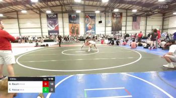 126 lbs Rr Rnd 2 - Aidan Baum, Doughboy vs Carson Yocca, Micky's Maniacs Yellow