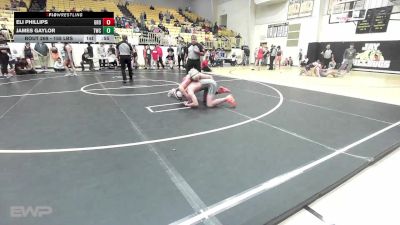 155 lbs Semifinal - Eli Phillips, Grove vs James Gaylor, Tahlequah Wrestling Club