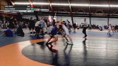140 lbs Semifinal - Jake Nieto, Savage Wrestling Academy vs Dale Corbin, Wyoming Seminary