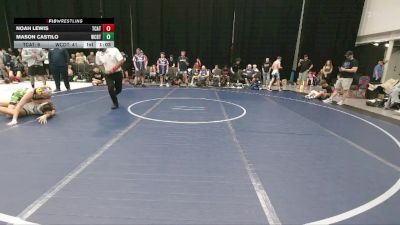 130 lbs Round 1 - Mason Castilo, Wrecking Crew Demolition Team vs Noah Lewis, Team Catalyst