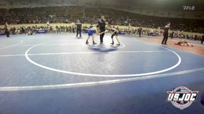 85 lbs Consi Of 8 #1 - Reid Lauerman, Mcalester vs Jacob W. Moss, Maverick Elite Wrestling