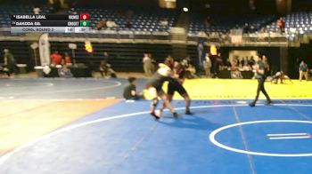 5A 190 lbs Cons. Round 2 - Dakoda Gil, Austin Crockett vs Isabella Leal, Victoria West