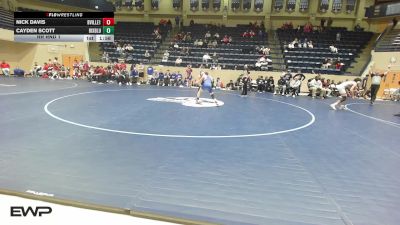 120 lbs Rr Rnd 1 - Nick Davis, Bartlesville High School vs Cayden Scott, Bixby Blue