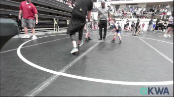 49 lbs Quarterfinal - Silas Boyd, Harrah Little League Wrestling vs Slade Summers, Standfast