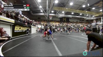 46 lbs Quarterfinal - Aiden Wood, Southmoore SaberCats Wrestling vs Bear Goombi, Shelton Wrestling Academy
