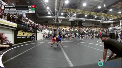 46 lbs Quarterfinal - Aiden Wood, Southmoore SaberCats Wrestling vs Bear Goombi, Shelton Wrestling Academy
