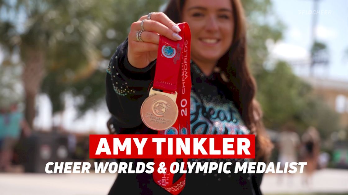 Amy Tinkler Makes History - Cheer Worlds & Olympic Medalist