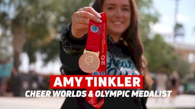 Amy Tinkler Makes History - Cheer Worlds Medalist & Olympic Bronze Medalist in Gymnastics