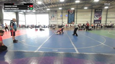 145 lbs Round Of 64 - Preston Crone, SC vs Joseph Petriello, NJ