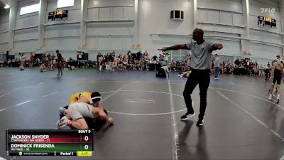 115 lbs Round 3 (8 Team) - Dominick Frisenda, WV Wild vs Jackson Snyder, Contenders WA Green