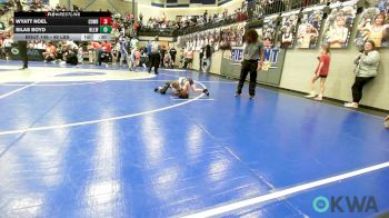 49 lbs Final - Wyatt Noel, Cowboy Wrestling Club vs Silas Boyd, Harrah Little League Wrestling