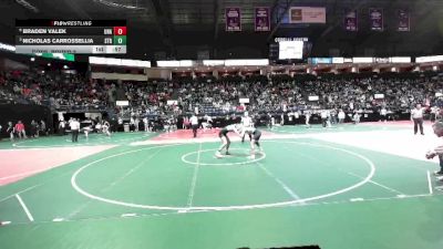 146 lbs Cons. Round 3 - Braden Valek, Unattached vs Nicholas Carrossellia, STR1