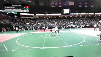 146 lbs Cons. Round 3 - Braden Valek, Unattached vs Nicholas Carrossellia, STR1