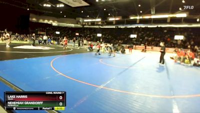 150 lbs Cons. Round 7 - Nehemiah Grandorff, Peninsula vs Lake Harris, Yelm