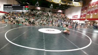 157 lbs Quarterfinal - Cade Gorda, Centennial Middle School vs Easton Macy, Lincoln Middle School
