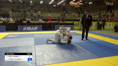 ISABELLA LYRIC MABRY vs JESSICA LYNNE GLINSKI 2024 Pan Kids Jiu-Jitsu IBJJF Championship