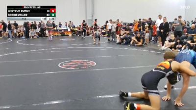 113 lbs Round 1 (6 Team) - Greyson Boner, Dayton Bandits vs Brodie Zeller, Missouri Outlaws