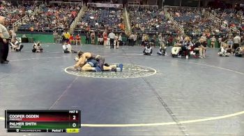 4A 165 lbs Quarterfinal - Cooper Ogden, Pinecrest vs Palmer Smith, Watauga