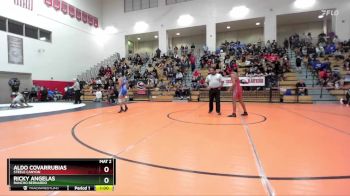 126 lbs Cons. Round 3 - Aldo Covarrubias, Steele Canyon vs Ricky Angelas, Rancho Bernardo