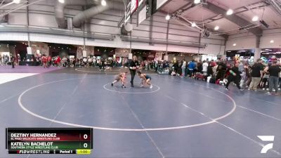 126 lbs Champ. Round 1 - Deztiny Hernandez, El Paso Wildcats Wrestling Club vs Katelyn Bachelot, Southern Style Wrestling Club