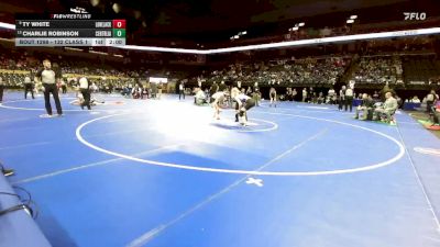 132 Class 1 lbs Semifinal - Ty White, Lone Jack vs Charlie Robinson, Centralia