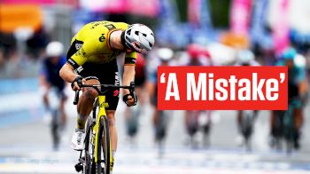 Wout Van Aert's Costly Sprint Error At Giro