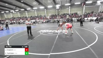 165 lbs 3rd Place - Jayce England, Montrose Elite vs Ethan Toothaker, Cedaredge