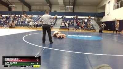 157 lbs Finals (2 Team) - Clay Gainer, Messiah vs Cannon Long, Shenandoah University