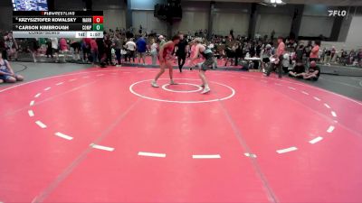 138 lbs Consolation - Krzysjztofer Kowalsky, Warrior Elite Wrestling Club vs Carson Kimbrough, Compound Wrestling