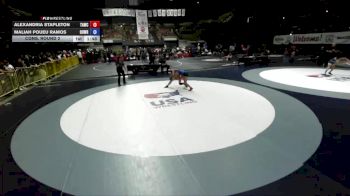 120 lbs Cons. Round 2 - Alexandria Stapleton, Team Arcata Wrestling Club vs Maliah Poueu Ramos, Outlaw Wrestling