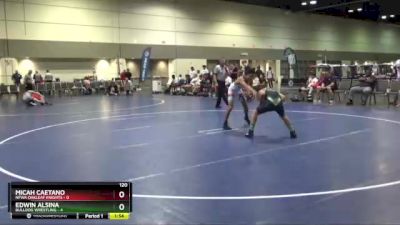 120 lbs Placement Matches (16 Team) - Micah Caetano, NFWA Oakleaf Knights vs Edwin Alsina, Bulldog Wrestling