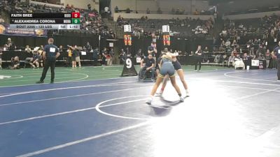 125 lbs Round Of 16 - Faith Bree, Redondo Union (SS) vs AlexAndrea Corona, Monache (CS)