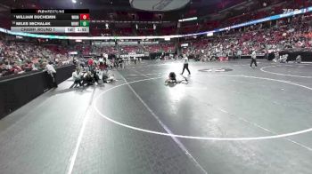 D1-113 lbs Champ. Round 1 - William DuChemin, Wilmot Union vs Miles Michalak, New Berlin West/Eisen.