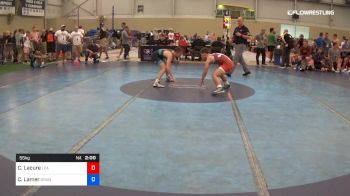 55 kg Consi Of 8 #2 - Camron Lacure, Legacy Christian Academy vs Chance Lamer, Orange Crush Wrestling Club