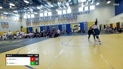 285 lbs Round 5 (8 Team) - Roderick Jones, Wellington vs Joseph Schulze, The Outsiders