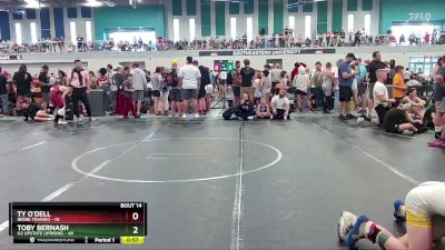 88 lbs Round 5 (6 Team) - Toby Bernash, U2 Upstate Uprising vs Ty O`Dell, Beebe Trained