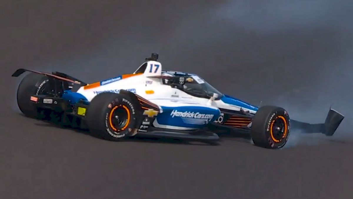 Kyle Larson Crashes At Indy 500 Fast Friday: What's The Damage? | WATCH