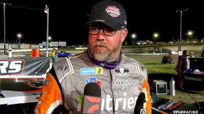 Jonathan Davenport Reacts After Lucas Oil Late Model Win At Eagle Raceway