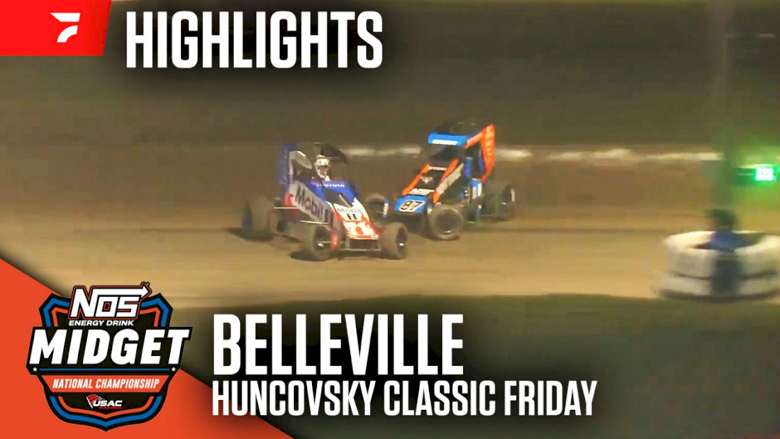 Highlights: USAC Midgets Friday at Belleville Short Track
