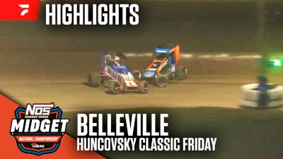 Highlights | 2025 USAC Midgets Friday at Belleville Short Track