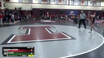 113 lbs Round 3 - Kayden Landers, Denver vs Gavin Hove, Lisbon
