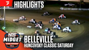 Highlights | 2025 USAC Midgets Saturday at Belleville Short Track