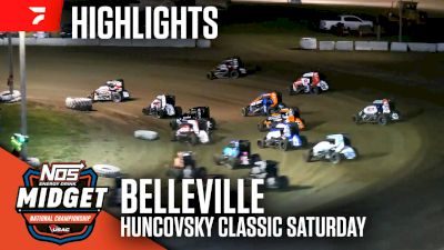 Highlights | 2025 USAC Midgets Saturday at Belleville Short Track